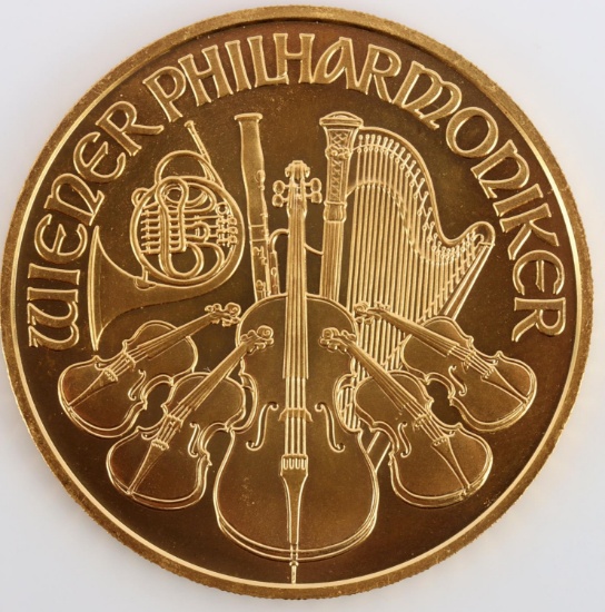 2005 1 OZ AUSTRIAN GOLD PHILHARMONIC COIN
