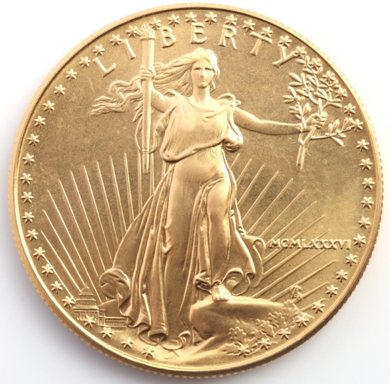 1986 AMERICAN DOUBLE EAGLE $50 DOLLAR GOLD COIN