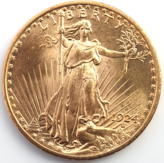 1924 P SAINT GAUDENS DOUBLE EAGLE 1OZ GOLD COIN
