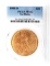 1908 D NO MOTTO ST GAUDENS 1 OZ GOLD COIN MS62