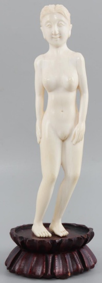 ANTIQUE IVORY ASIAN PHYSICIAN DOCTOR NUDE MODEL