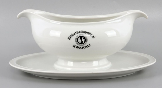 WWII GERMAN REICH POLIZEI SS KRAKAU GRAVY BOAT