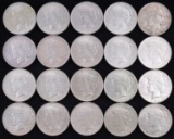 20 MIX DATE PEACE SILVER DOLLAR COIN LOT