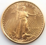 1999 GOLD 1/10 OZT AMERICAN EAGLE BU COIN