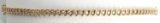1.5 CTW DIAMOND 14K YELLOW GOLD TENNIS BRACELET
