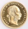 1915 AUSTRIA 1 DUCAT GOLD RESTRIKE PROOF COIN
