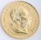 1915 AUSTRIA 1 DUCAT GOLD RESTRIKE PROOF COIN