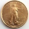 1/10TH OZ GOLD AMERICAN EAGLE BU COIN 1999