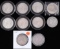 10 MORGAN SILVER DOLLAR COIN LOT G TO XF