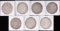 7 MORGAN SILVER DOLLAR COIN LOT G TO VF