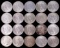 20 MIX DATE UNCIRCULATED PEACE DOLLAR COIN LOT