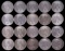 20 MIX DATE UNCIRCULATED SILVER DOLLAR COIN LOT