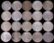 20 MIX DATE PEACE SILVER DOLLAR COIN LOT