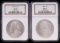 NGC 1880 MS 61 1879 O AU58 MORGAN SILVER DOLLARS
