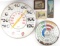 ANTIQUE ADVERTISING THERMOMETER LOT KLISTER WAX
