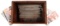 WOOD PETERS AMMO BOX W 1940'S 50'S TRAIN EPHEMERA