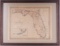 ANTIQUE 1859 MAP OF FLORIDA BY J H COLTON