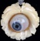 VICTORIAN OCCULT EYEBALL AND IVORY SEANCE NECKLACE