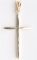 14K YELLOW GOLD CROSS PENDANT