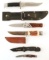 5 SMITH & WESSON HUNTING DAGGERS & KNIFE LOT