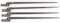 4 MOSIN NAGANT QUARTERFOIL BAYONET LOT