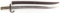 FRENCH YATAGHAN M1866 CHASSEPOT SWORD BAYONET