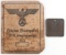 WWII GERMAN THIRD REICH GESTAPO ID TAG AND CARD