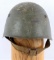 WWII ITALIAN ARMY M33 STEEL COMBAT HELMET W LINER