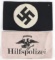 2 WWII GERMAN REICH NSDAP & HIFLSPOLIZEI ARMBANDS