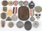 WWII GERMAN REICH LARGE NSDAP BADGE & TINNY LOT