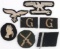 6 WWII GERMAN REICH LUFTWAFFE & SS INSIGNIA PATCH
