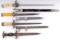 4 WWII GERMAN REICH REPRODUCTION DAGGER LOT