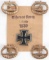 WWII GERMAN REICH U-BOAT BADGES & IRON CROSS