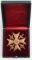 WWII GERMAN REICH SPANISH CROSS GOLD W/ DIAMONDS