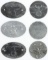6 WWII GERMAN REICH WEHRMACHT IDENTIFICATION TAGS