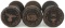 WWII GERMAN THIRD REICH SS HAND STAMP LOT OF 3
