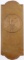 WWII GERMAN NSDAP BRASS REICHSADLER DOOR PLATE