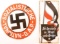 WWII GERMAN THIRD REICH ENAMELED STREET PLAQUE LOT