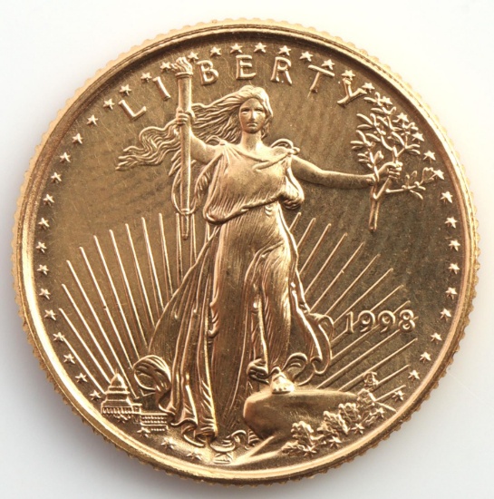 1/10 TH OZ AMERICAN EAGLE GOLD COIN