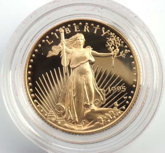 1995 PROOF 1/4 OZT AMERICAN EAGLE $10 COIN