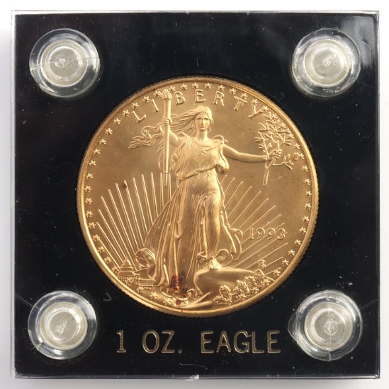 1 OZ AMERICAN EAGLE BU GOLD COIN 1993