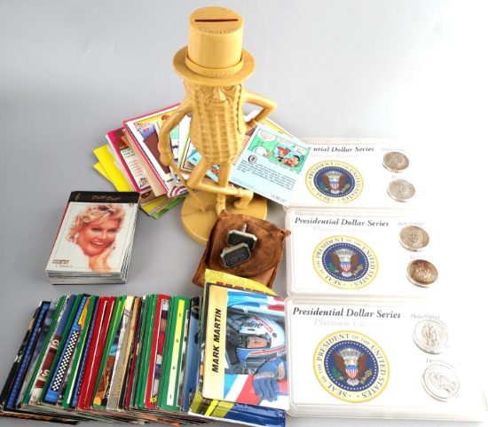 VINTAGE TRADING CARDS & GENERAL ANTIQUE LOT