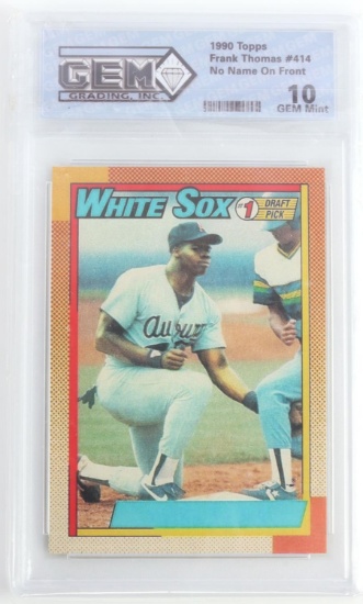 1990 TOPPS FRANK THOMAS 414 ERROR CARD REPRINT