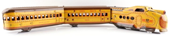 MARX "O" GUAGE STREAMLINE UNION PACIFIC TRAIN SET