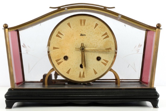 HERR CLOCK WESTMINSTER WIND MANTEL CLOCK