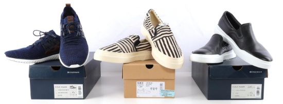 3 NEW IN BOX COLE HAAN MENS SHOES SIZE 2 8.5 & 1 9