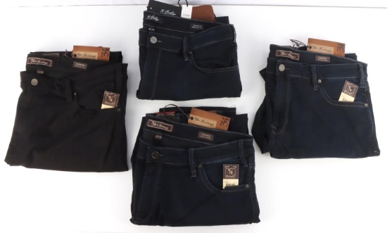 4 CIGAR SHOP 34 HERITAGE MENS JEAN LOT LARGE PLUS
