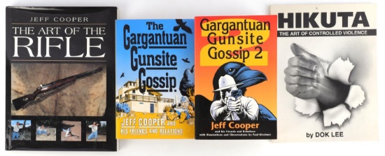4 SIGNED JEFF COOPER DOK LEE BOOKS HIKUTA  RIFLE