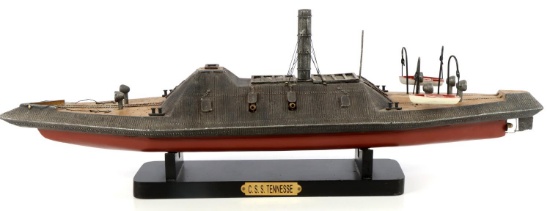 CIVIL WAR CSS TENNESSEE CASEMATE IRONCLAD MODEL