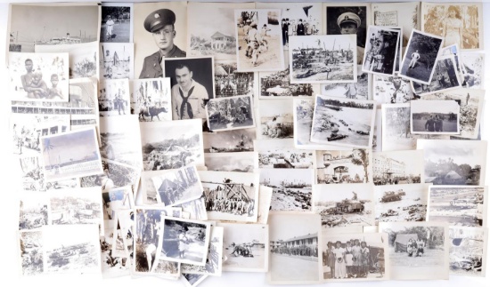 82 WWII PACIFIC CAMPAIGN WARTIME PHOTOGRAPH LOT